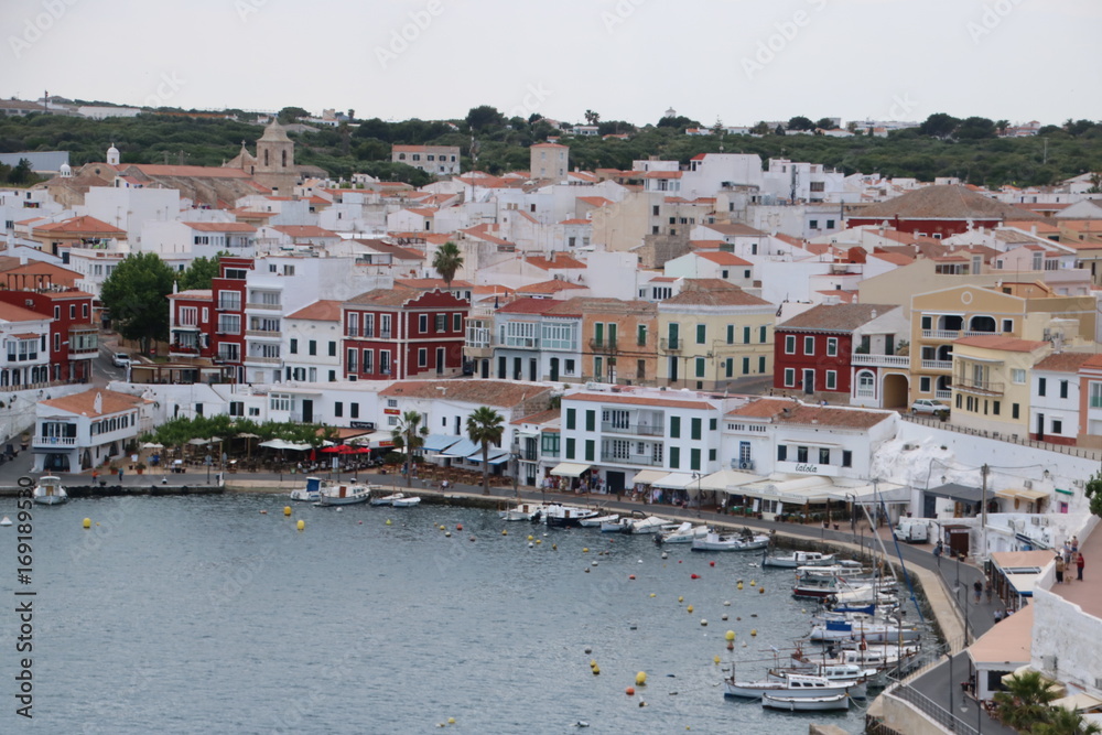 port de Mahon, île de Minorque, archipel des Baléares, Espagne