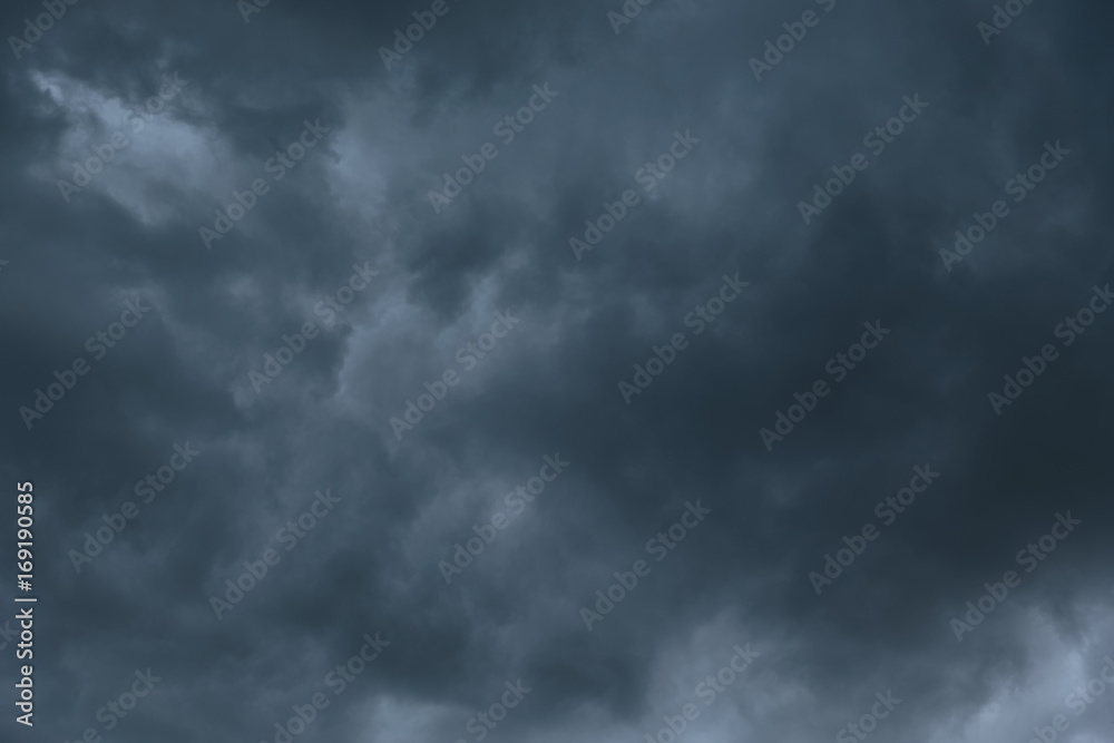 Dark clouds before heavy raining Dark clouds before heavy raining