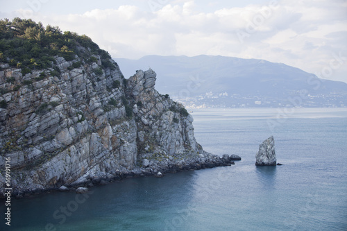 Sail rock. Crimea. Black Sea
