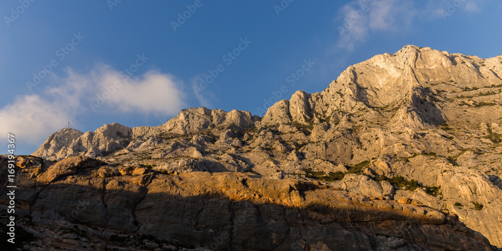 the Sainte-Victoire mountain, near Aix-en-Provence, which inspired the painter Paul Cézanne