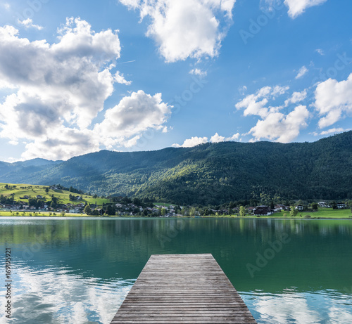 The mountain lake in Alps, Austria © wlad074