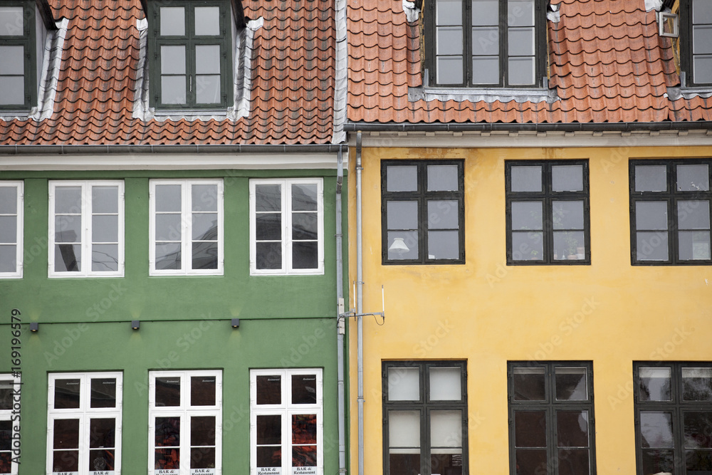 copenaghen - building facade in nyhavn