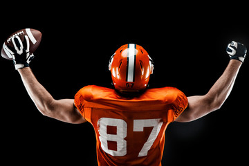 American football sportsman player