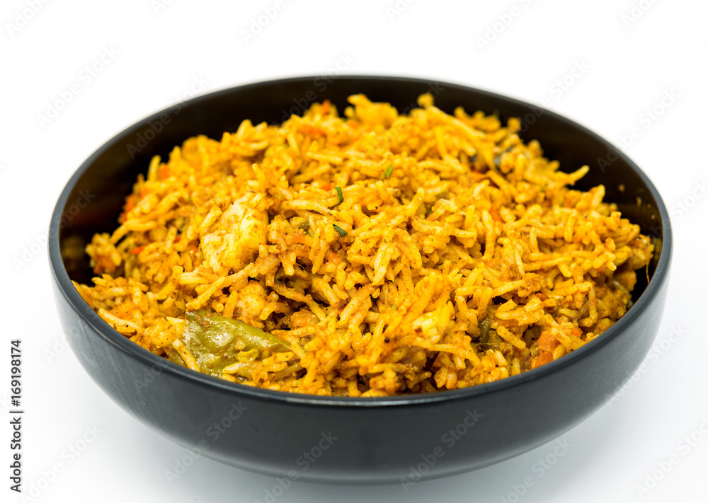 Tasty Indian food basmati rice on a plate Tasty Indian food basmati rice on a plate