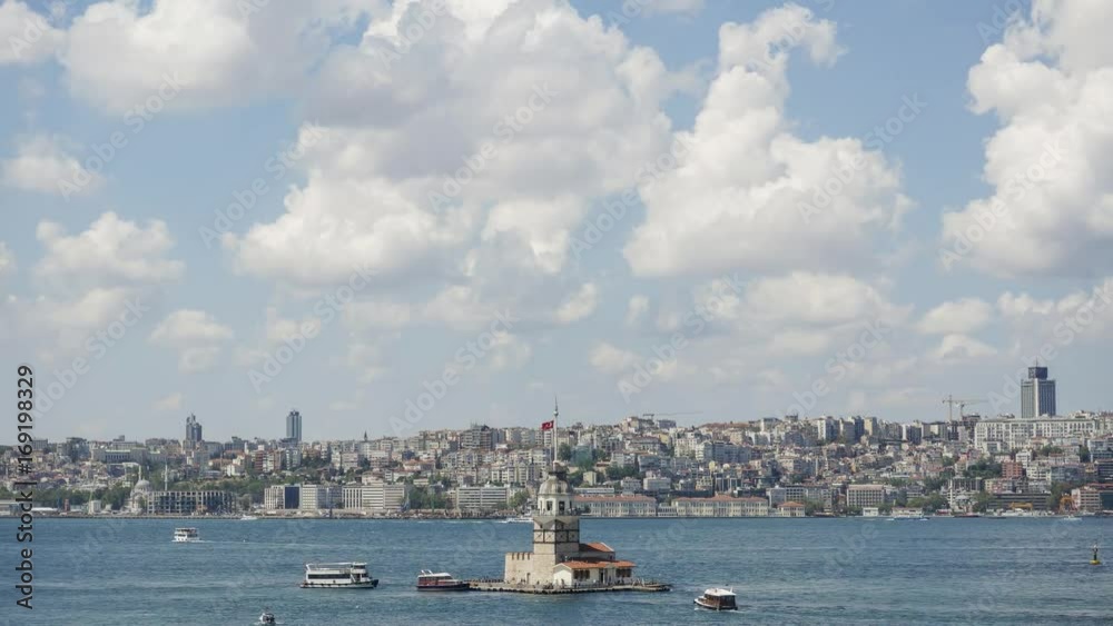 Maiden's Tower Time Lapse, Istanbul, Turkey Maiden's Tower Time Lapse, Istanbul, Turkey