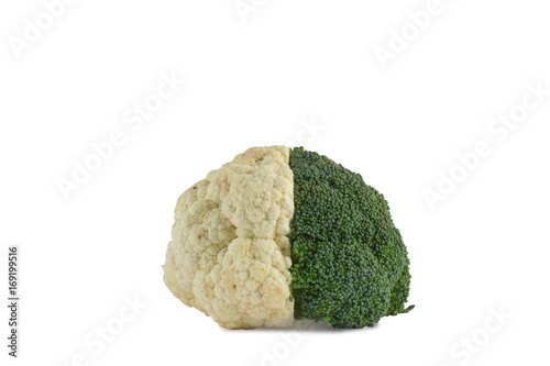 Broccoli and Cauliflower. Brain shape
