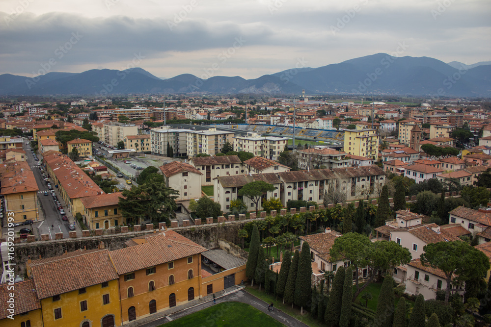 Tuscany landscape panorama