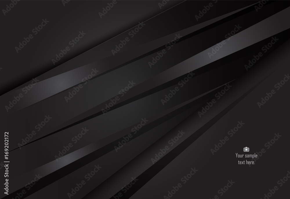 Black abstract material design for background, card, annual business report, brochure, poster template Black abstract material design for background, card, annual business report, brochure, poster template