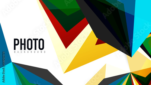 Free Download Modern triangle presentation template - GFXLoad