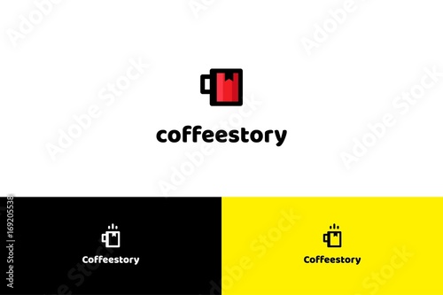 Coffee Story Logo Illustration