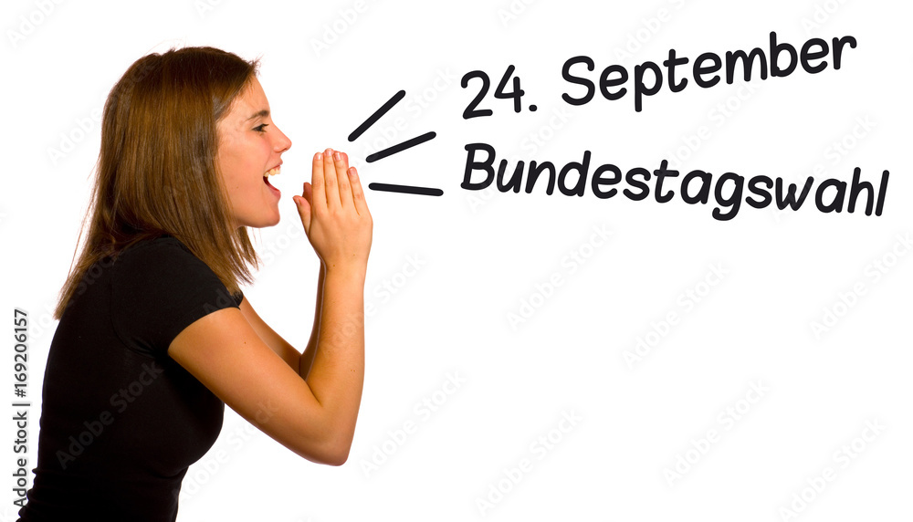 Obraz premium 24. September Bundestagswahl