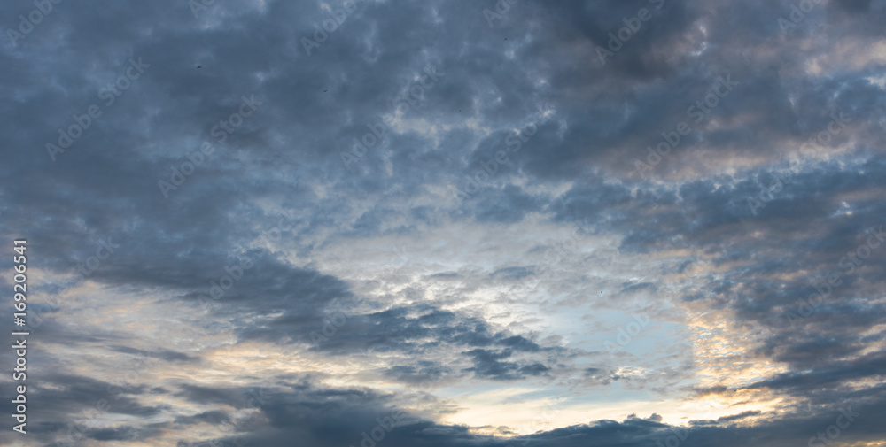Evening sky, cloudscape