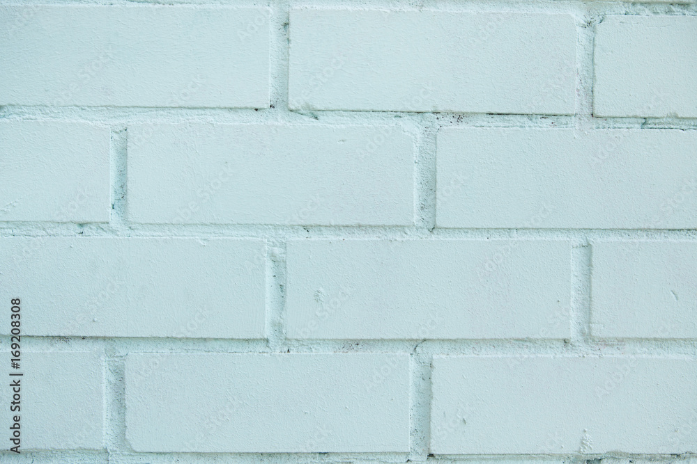 Fototapeta premium Light blue wall as background for different art