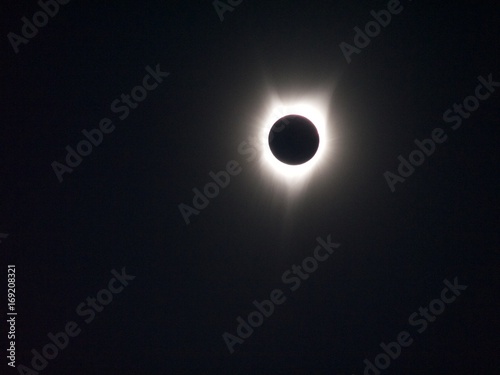 Total solar eclipse -August 21 2017. from Ankeny National Wildlife Refuge. Salem Oregon USA