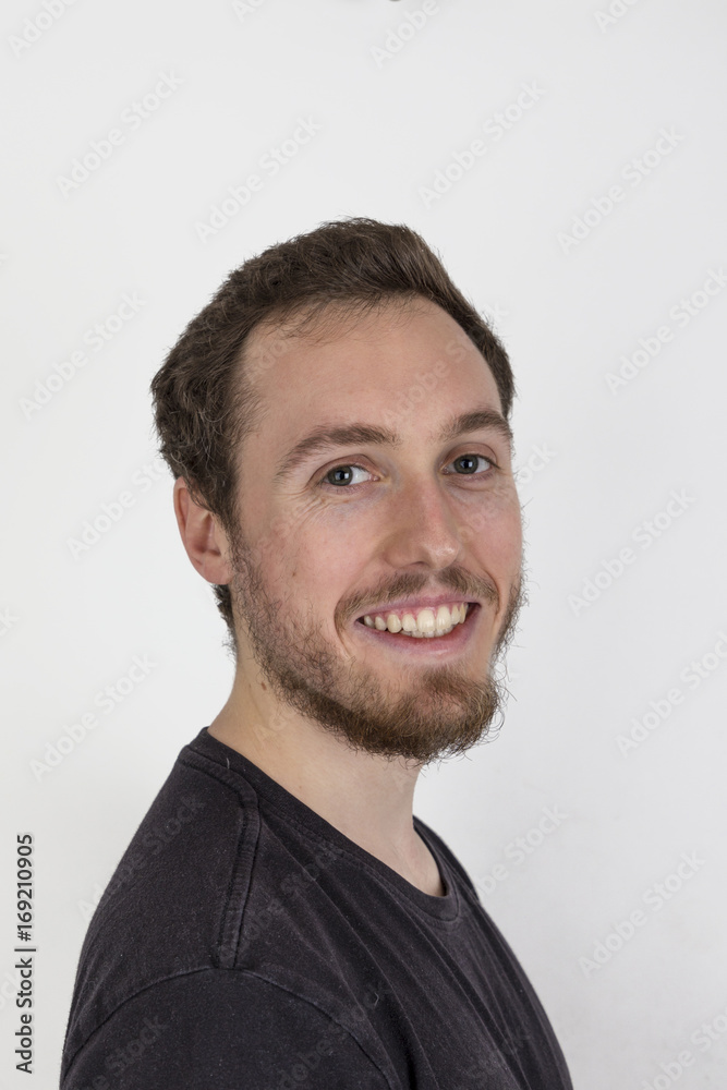 Obraz premium portrait of positive looking mature man