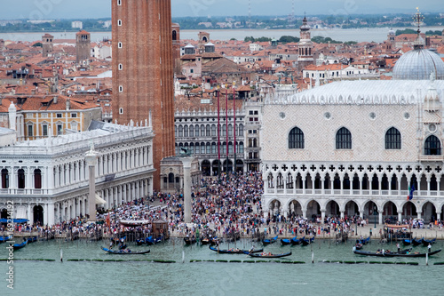 Saint Mark's Square with Many People