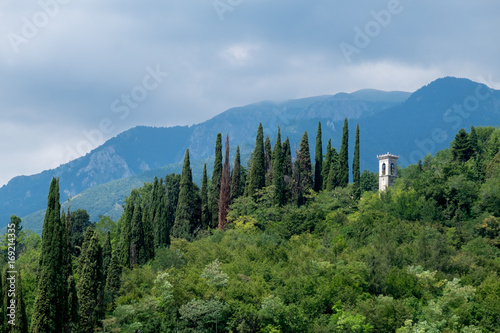 Italian HIllside with Church