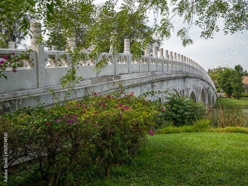 The bridge connecting the Chinese Garden and Japanese Garden islands, Singapore