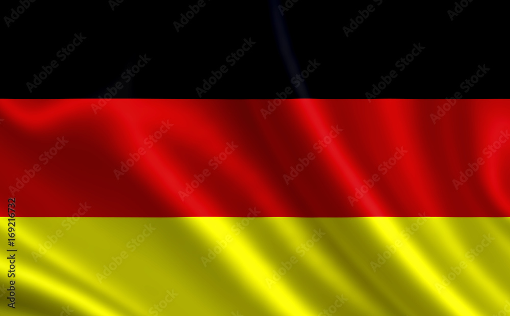 Naklejka premium Image of the German flag.