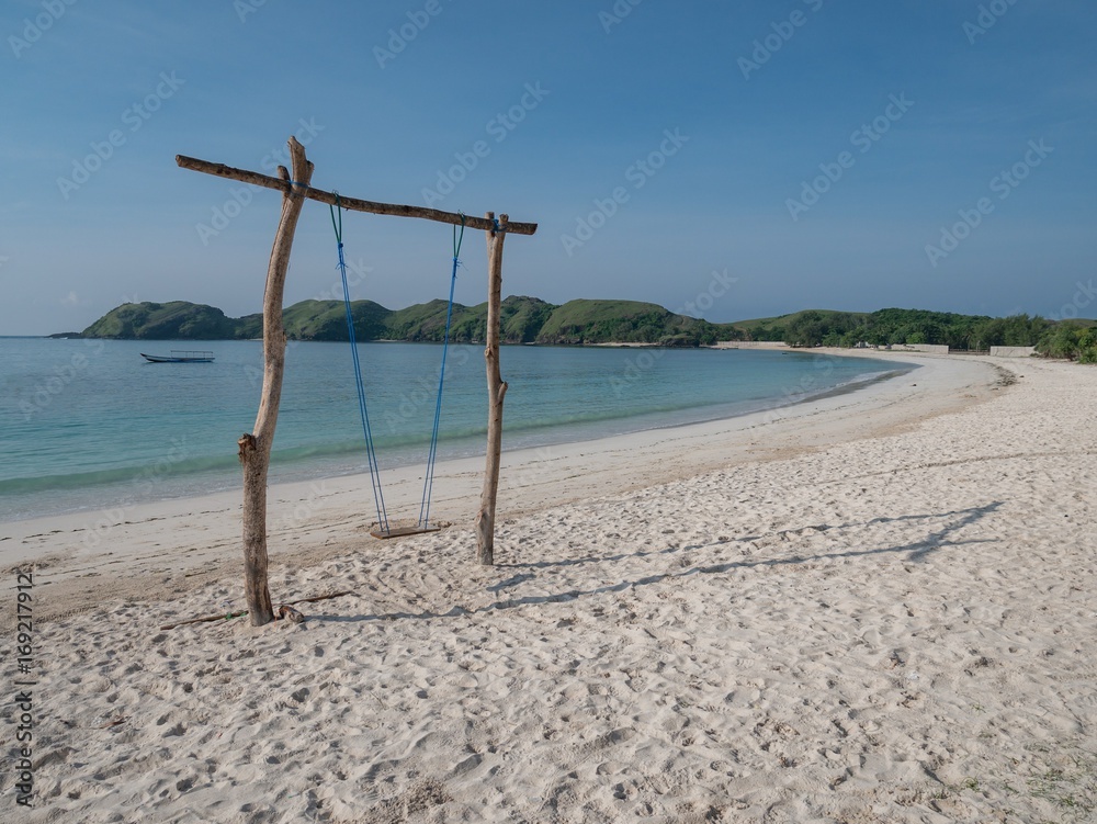 Pantai Tanjung Aan Beach in Kuta, Lombok, Indonesia Pantai Tanjung Aan Beach in Kuta, Lombok, Indonesia