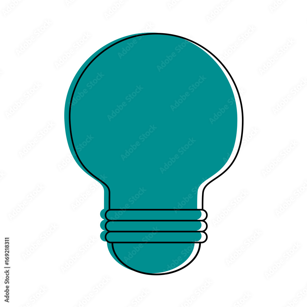 regular lightbulb icon image vector illustration design blue color regular lightbulb icon image vector illustration design blue color