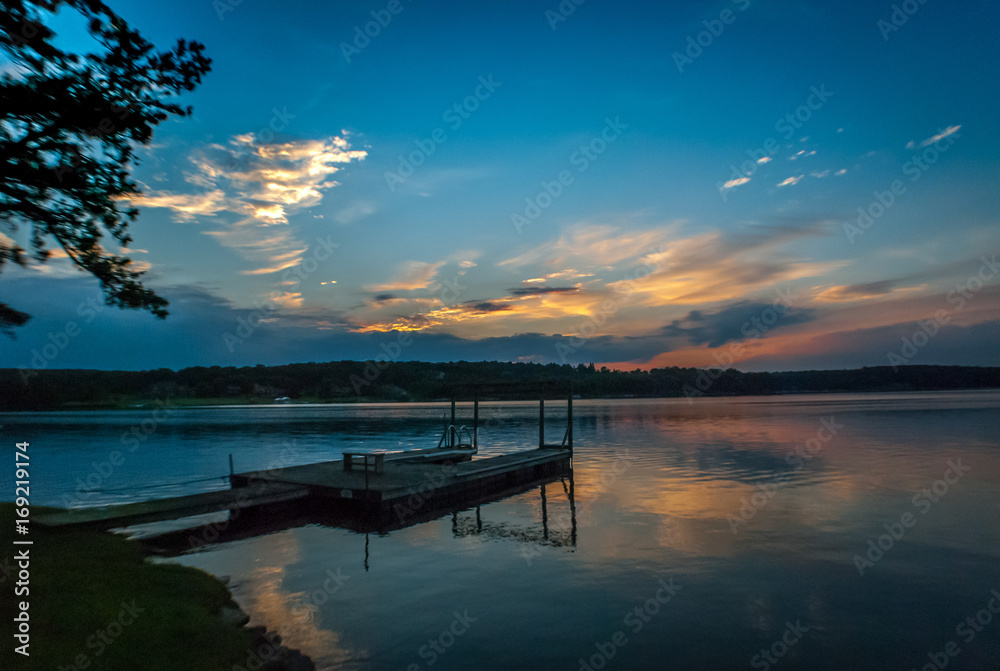 Sunset at the lake 01