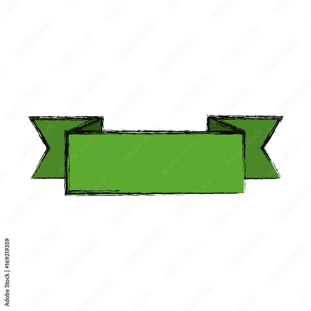 Ribbon banner isolated icon vector illustration graphic design