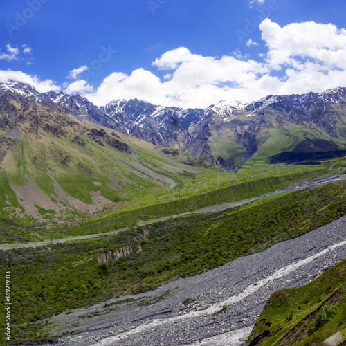 View of the the Daryal Gorge