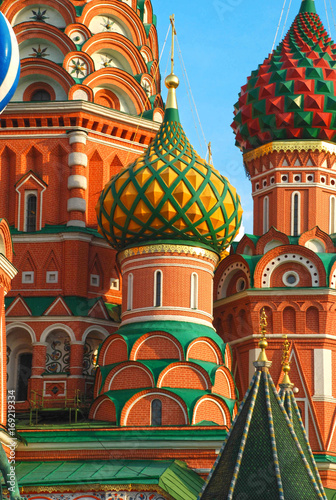 The Cathedral of Vasily the Blessed or Saint Basil's Cathedral, Red Square.