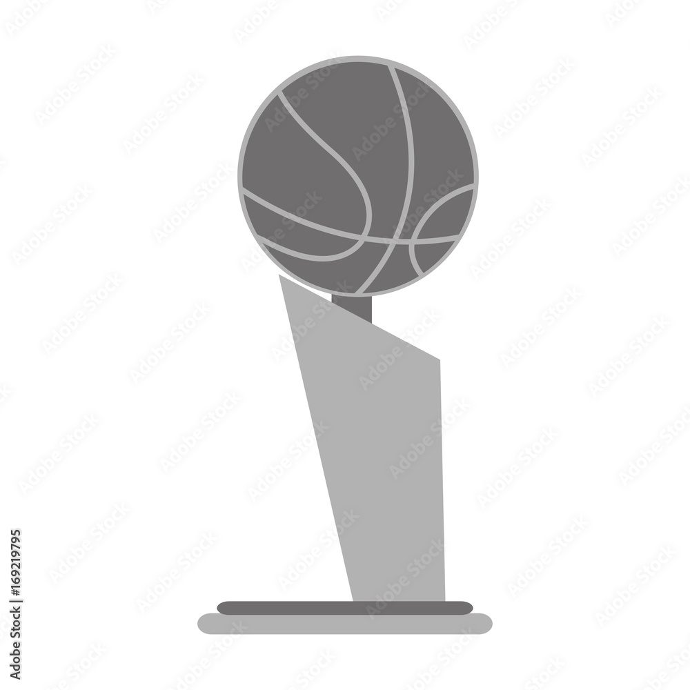 basketball trophy icon image vector illustration design Stock Vector