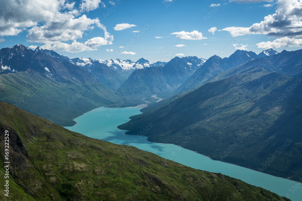 A Glacier Fed Lake Alaska