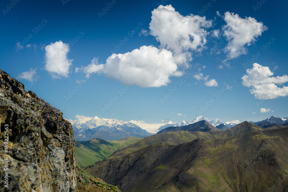 Clouds Glacier Mountains View from the Top