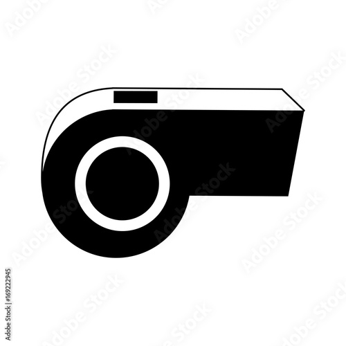 blow whistle icon image vector illustration design  black and black and