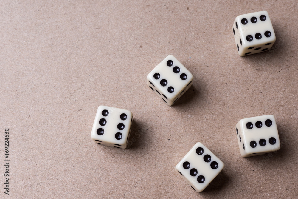 Dice - five sixes