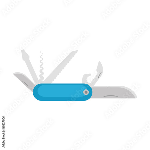 Camping knife tool icon vector illustration graphic design