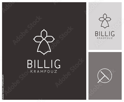 crêperie, restaurant, bretagne, crêpe, galette, logo, hermine, krampouz, tradition, billig, crêpière