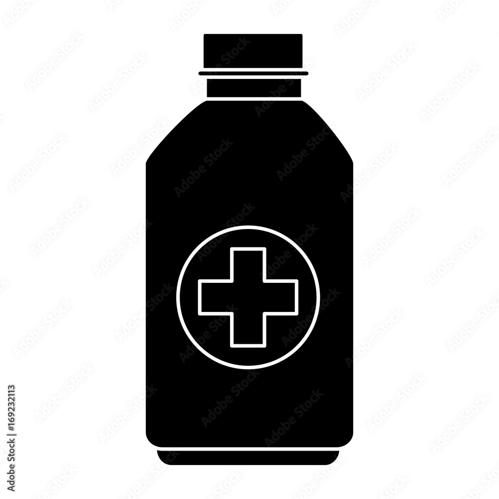 bottle medical drug icon vector illustration design bottle medical drug icon vector illustration design