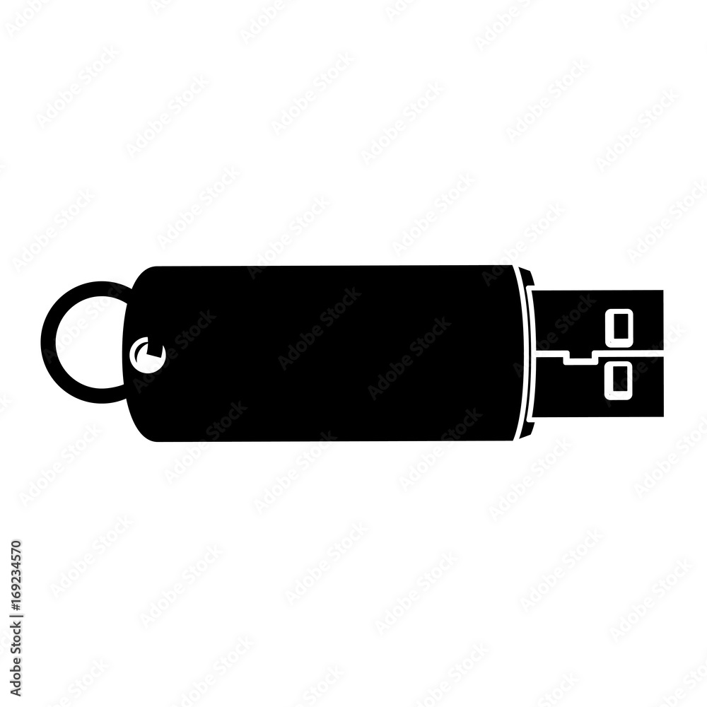 usb memory isolated icon vector illustration design usb memory isolated icon vector illustration design