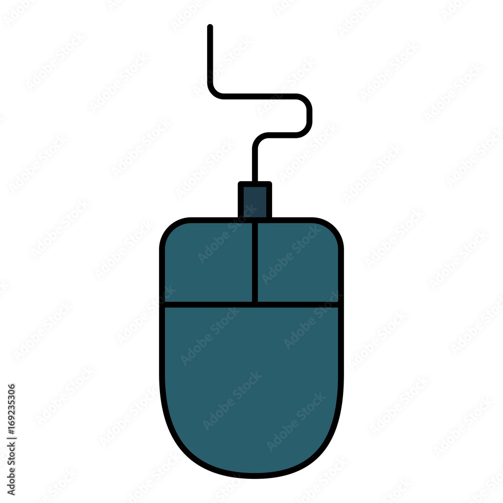 Obraz premium computer mouse isolated icon vector illustration design