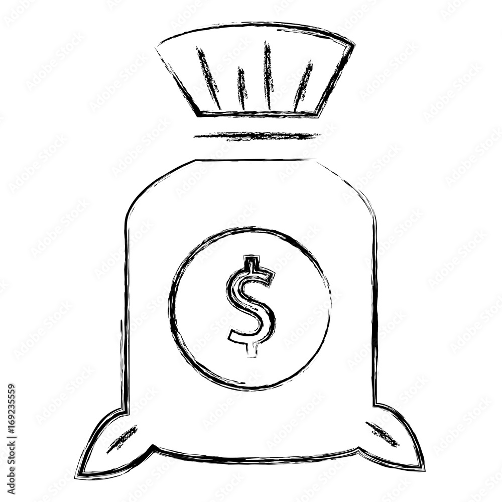 money bag isolated icon vector illustration design money bag isolated icon vector illustration design