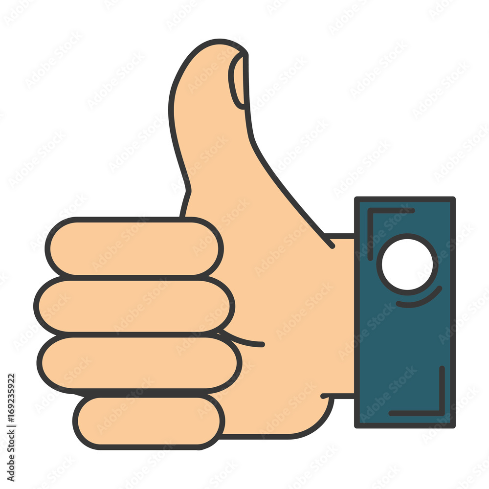 hand like isolated icon vector illustration design hand like isolated icon vector illustration design
