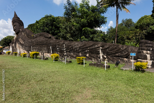 Wat Xieng Khuan Buddha park. Vientiane, Laos.. photo