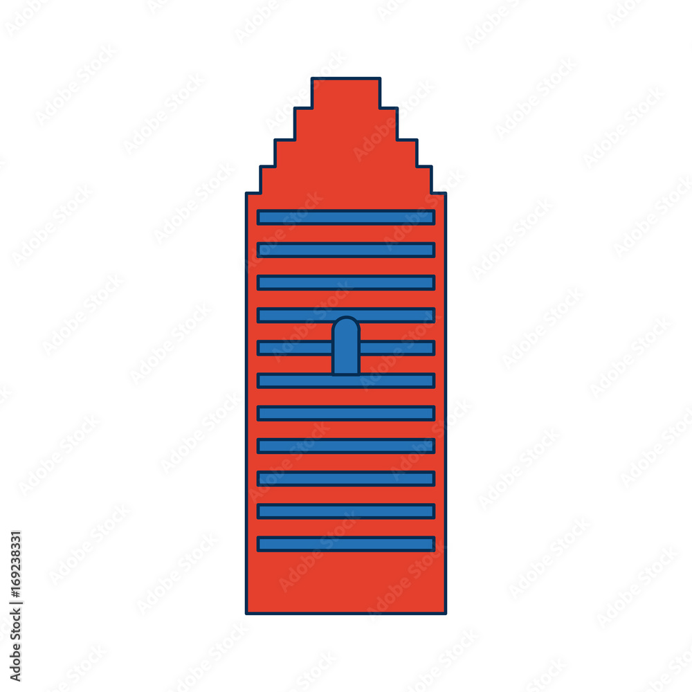 skyscraper building tower city business architecture apartment and office vector illustration skyscraper building tower city business architecture apartment and office vector illustration