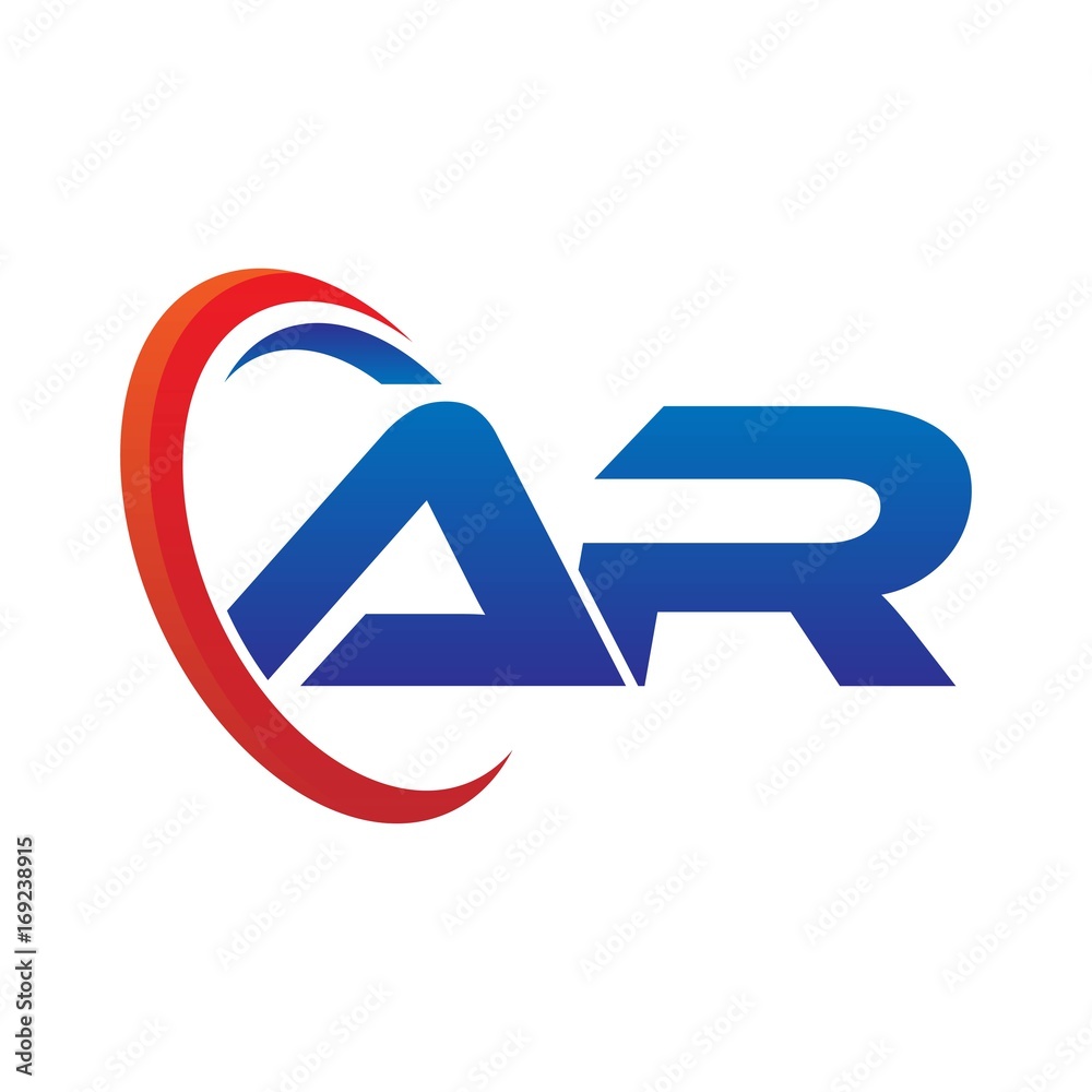 modern dynamic vector initial letters logo aa with circle swoosh red blue modern dynamic vector initial letters logo aa with circle swoosh red blue