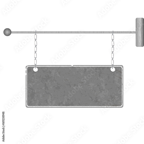 signboard isolated on a white background. vector illustration