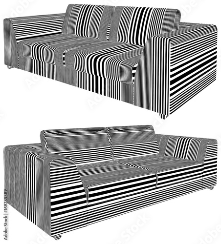Modern Sofa Vector 