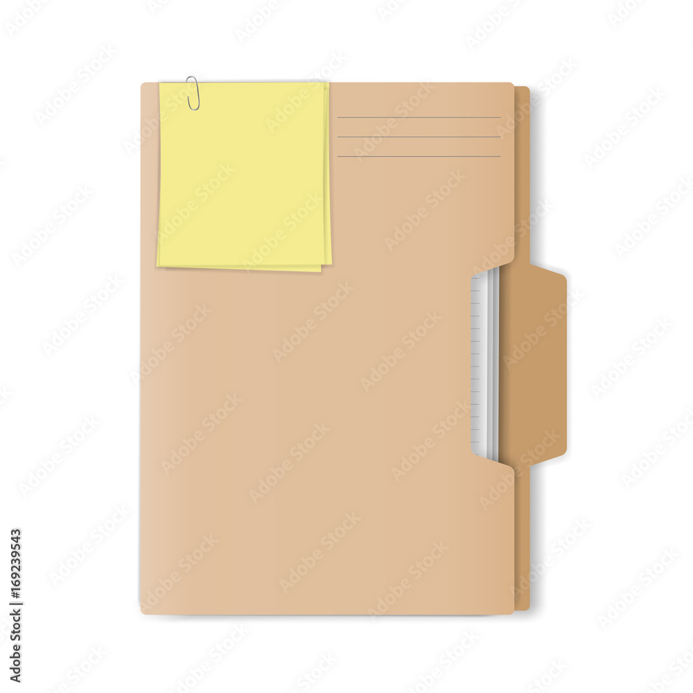 folder for papers. vector illustration folder for papers. vector illustration