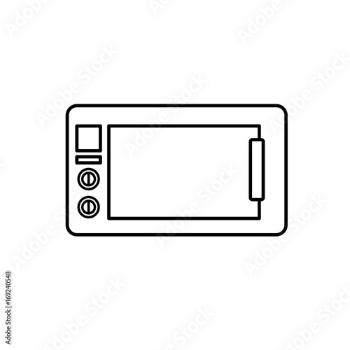 line microwaves technology kitchen utensil object
