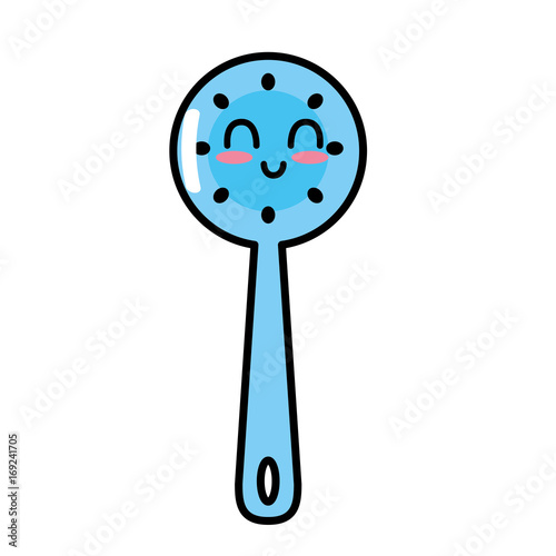 kawaii cute happy skimmer utensil