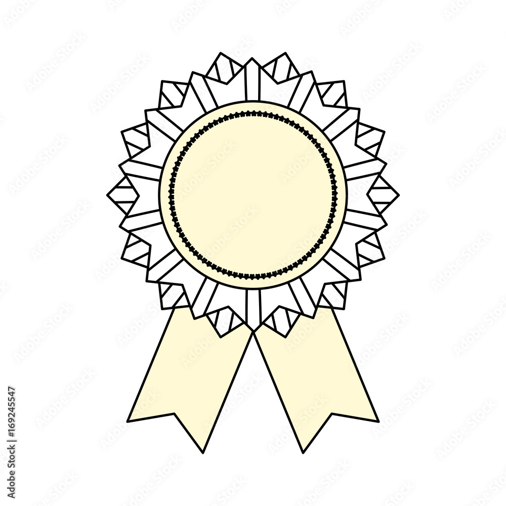 Award ribbon symbol icon vector illustration graphic design Award ribbon symbol icon vector illustration graphic design